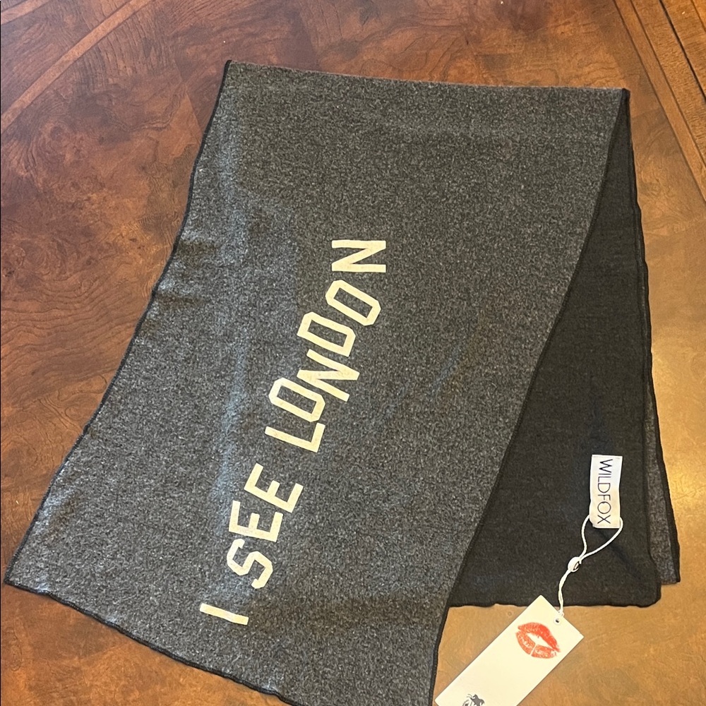 Wildfox “I SEE LONDON I SEE FRANCE”  Super Soft Scarf 🧣